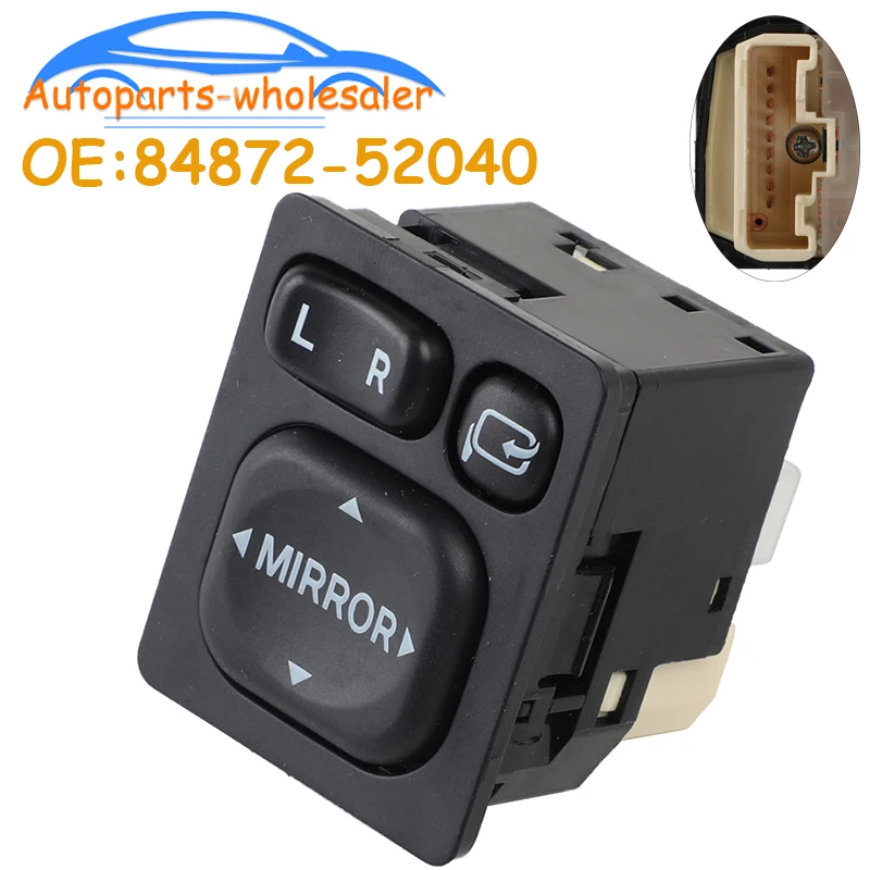Rearview Mirror Adjuster Switch Easy Install for Toyota Corolla Scion RAV4
