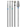 BNG 5PCS Cutters for Manicure Diamond Nail Drill Bit Set of Milling Diamond Bit Milling Cutter Nail Bits for Nail Drill Machine 5