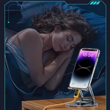  WEKOME Mecha Style PD 20W USB C Lightning Cable, Transparent Display Fast Charging Type C To Lighting Data Cord For iPhone iPad 