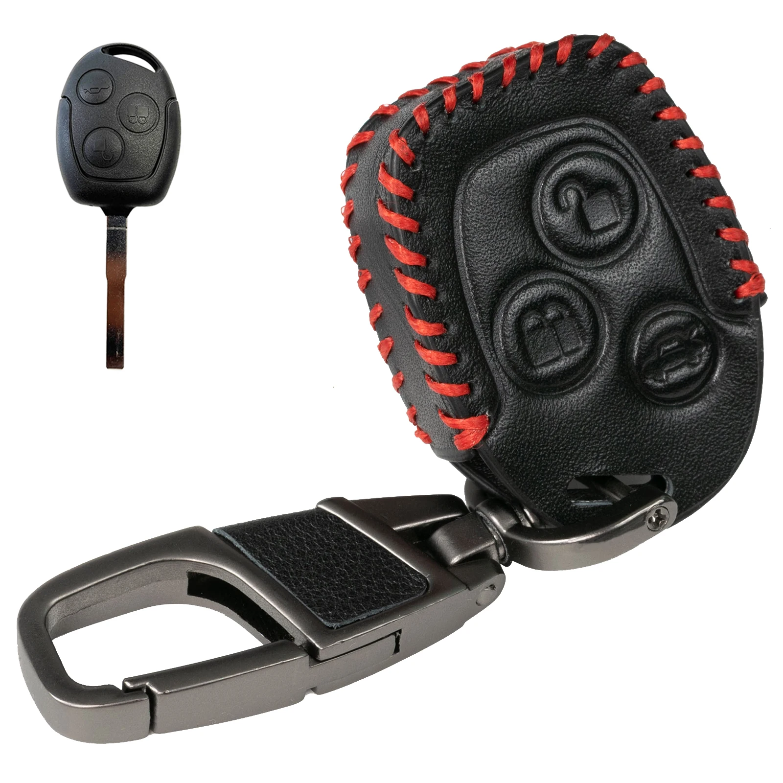 Per Ford Mondeo Fiesta Focus Fushion Connect B Max C Max S Max Transit Courier Transit Connect Portachiavi Ring Case Cover Protector