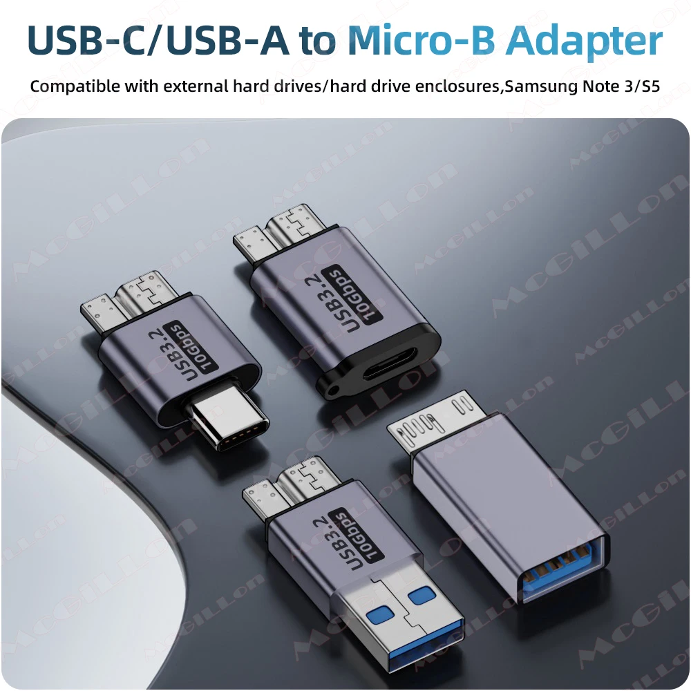 Enhanced USB-C to Micro-B Adapter