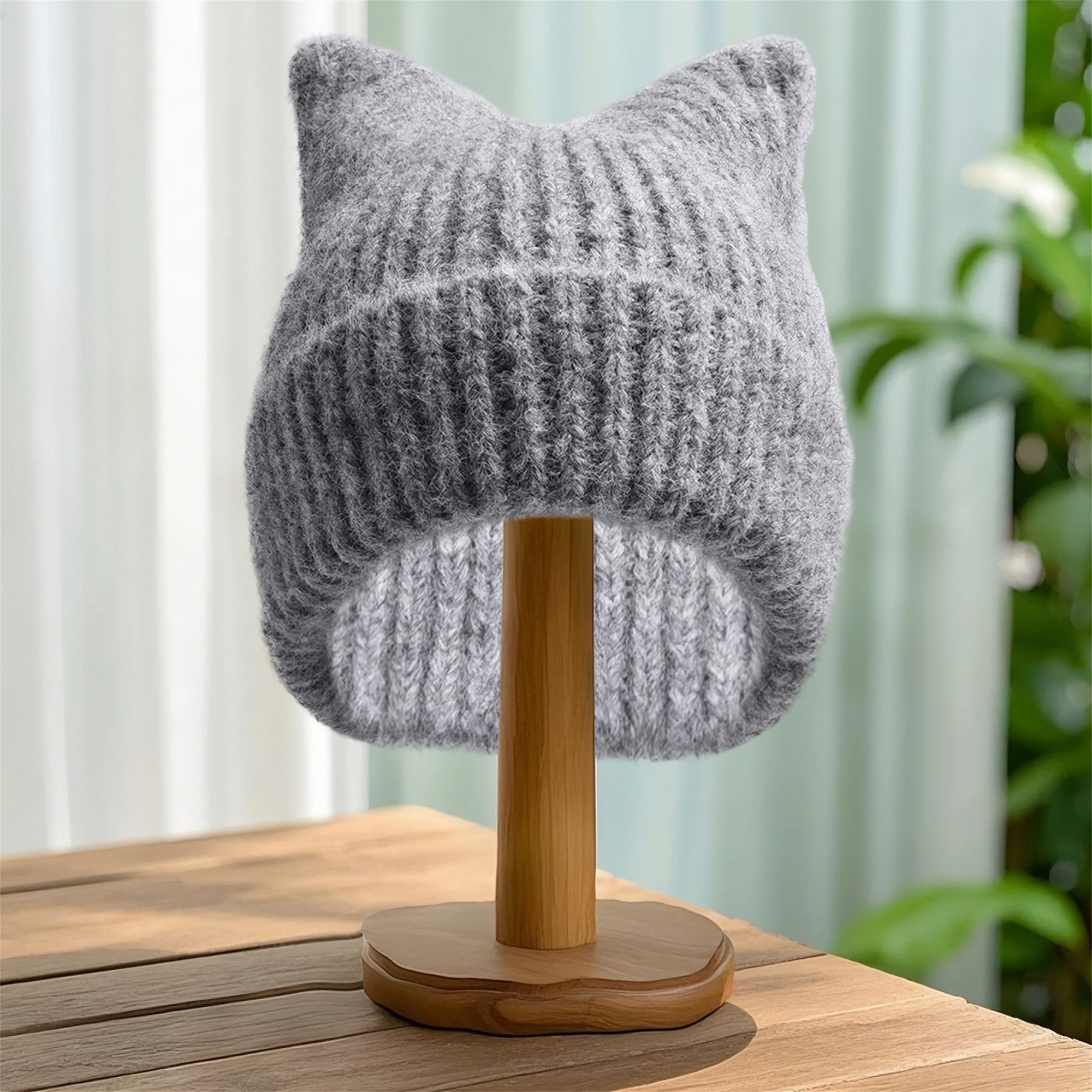 Unisex Winter Scarf Stylish Warm Knit Neck Warmer with Cute Pom Pom Tassels for Men and Women Outdoor Activities