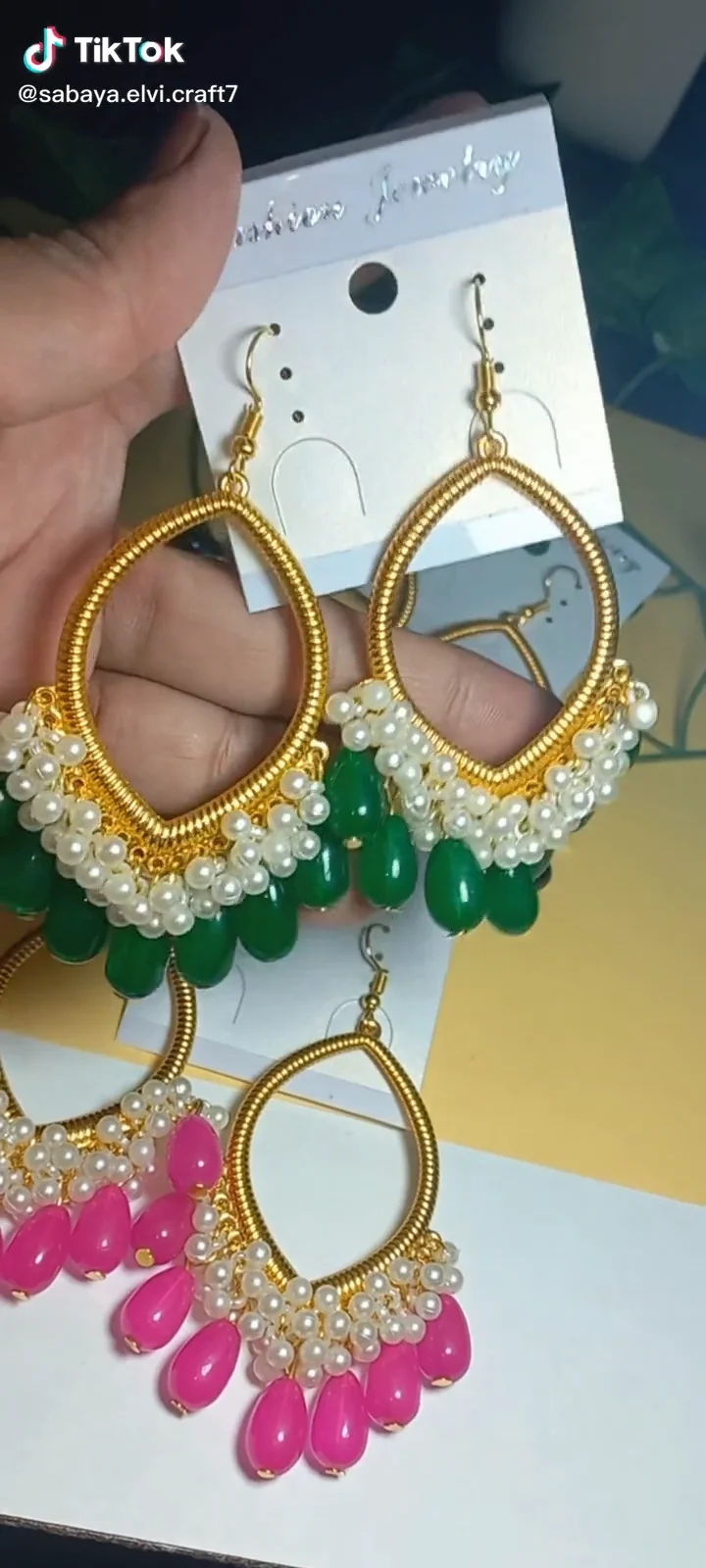 Pack of 2pcs (1 Pair), Metal Resin Jhumka Earring/Earring Base