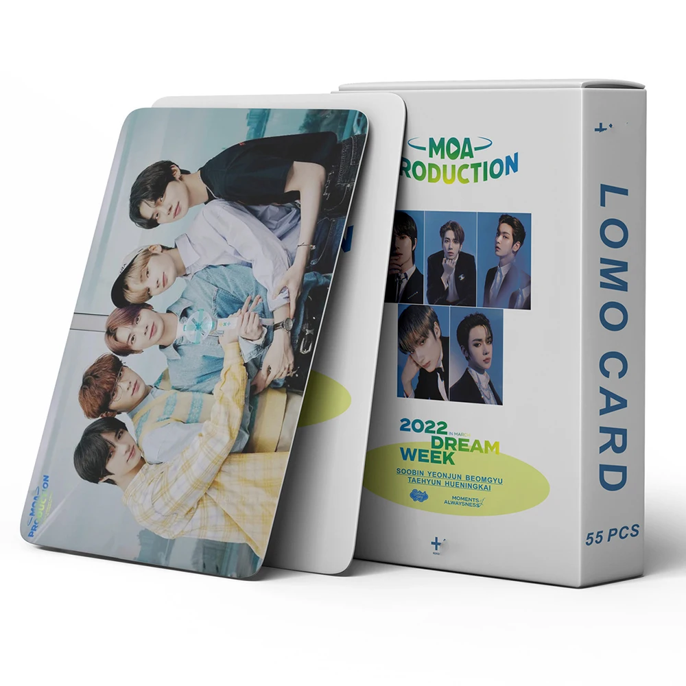 54pcs/box KPOP TXT Group The Chaos Chapter: FIGHT OR ESCAPE Photo Lomo Card Photocards Photo Poster fan gift