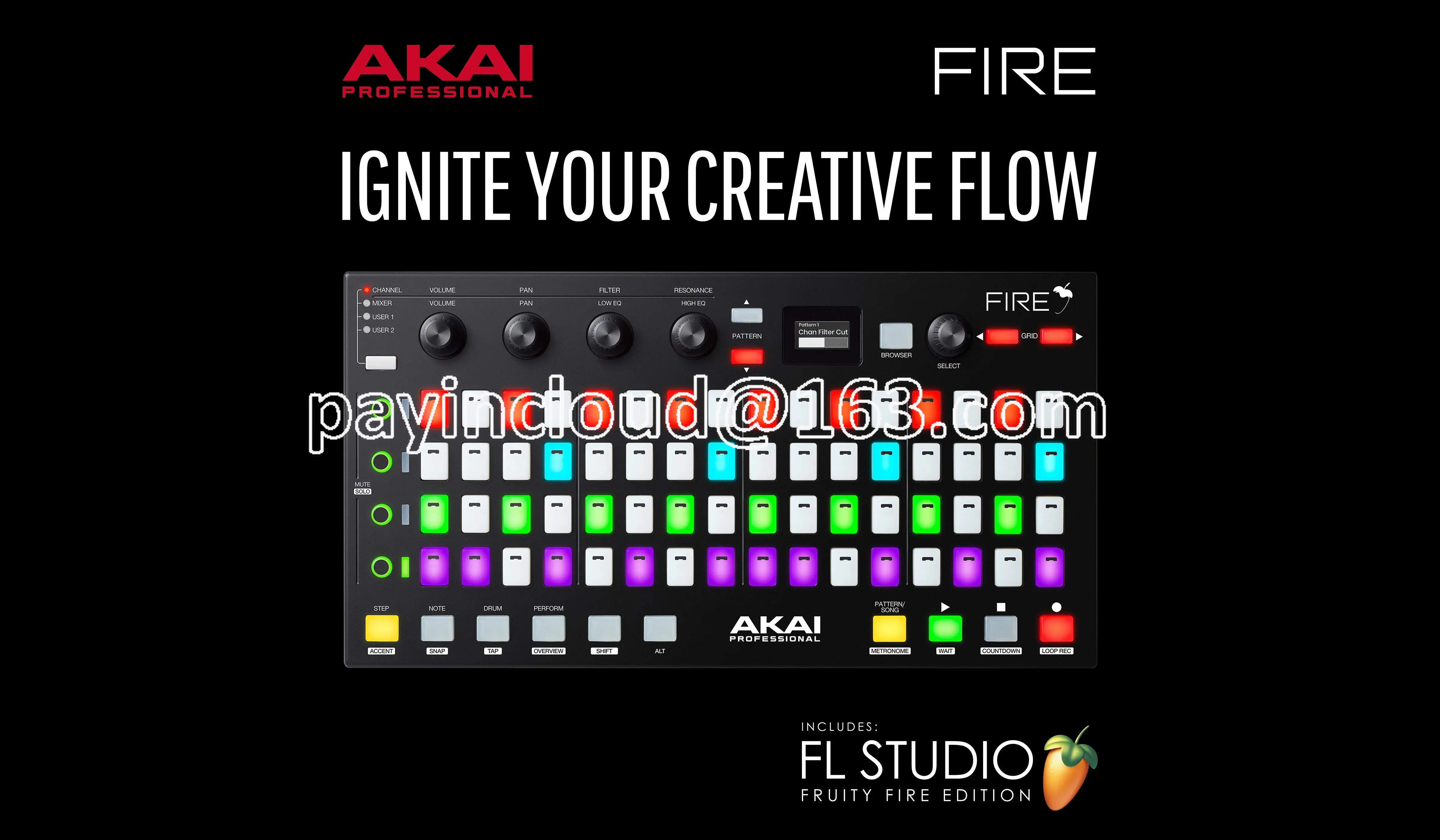 Il Controller Per Tastiera Midi Fire Fl Studio Ottiene Un Software Originale