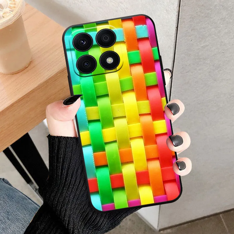 Premium Silicone Soft TPU Phone Case Cover for Huawei Honor X8A - 6.7'' Coque Shell Bumper