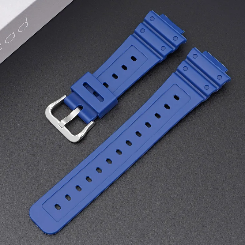 Silicone Soft Resin Watch Strap - 16mm Premium Wrist Band