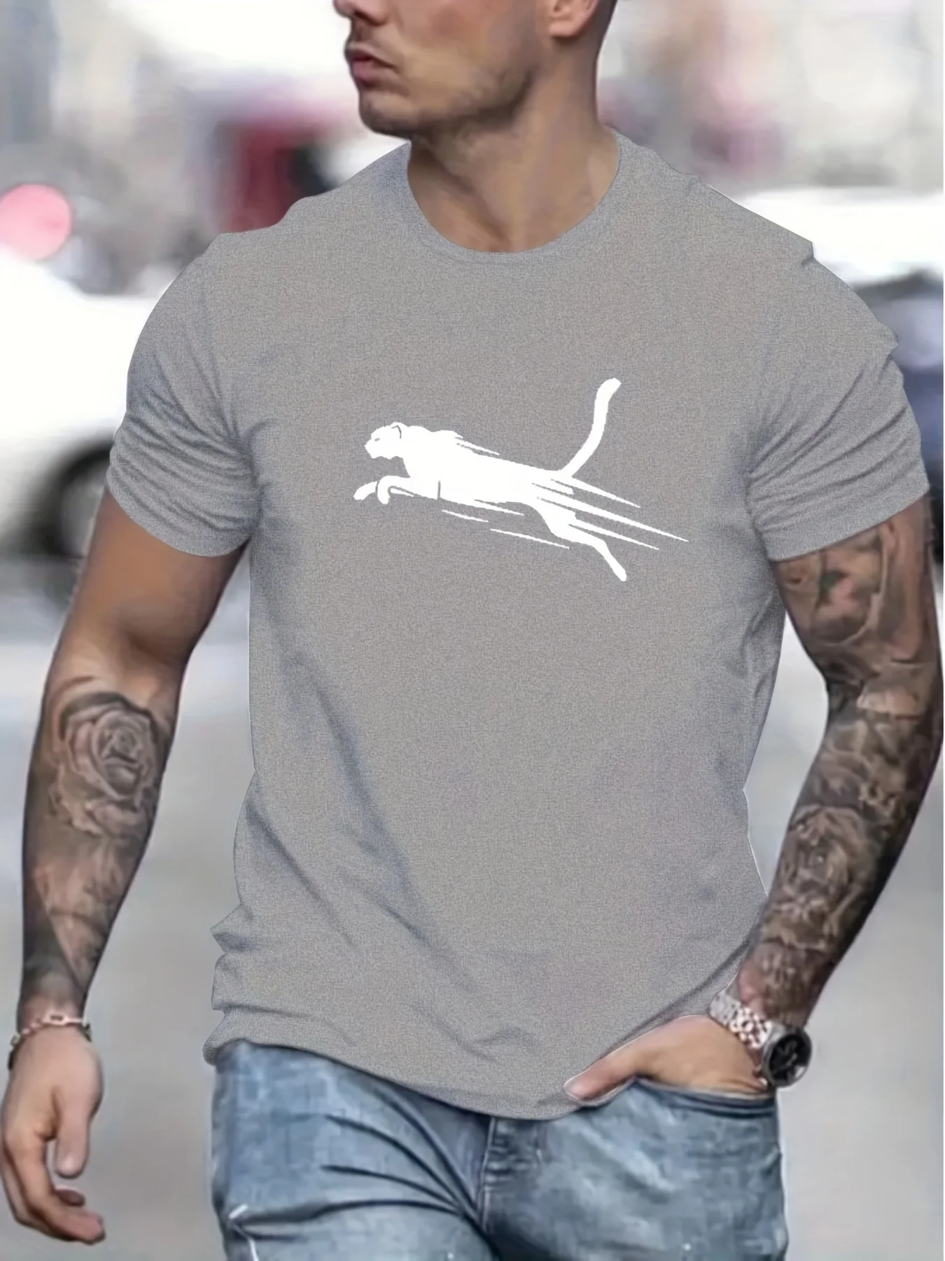 Men's Printed T-shirt Image 4