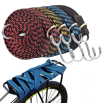 Elastics Rubber Luggage Rope Cord Hooks Bikes Rope Tie  Luggage Roof Rack Strap Fixed Band Hook Bicycle Motorcycle Accessories 1