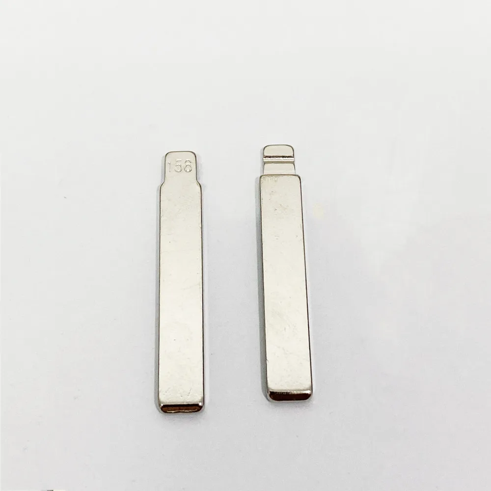 Flip Car Key Blade 10pcs 156# For Hyundai Verna Kia K5 KD Metal VVDI JMD Fob Replacement Uncut Blade Car Remote Key Blanks car remote key car key
