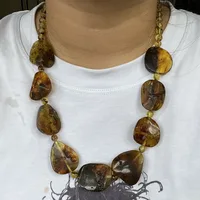Collier en ambre naturel unisexe, nouveauté 2026, véritable ambre baltique artisanal 100% authentique, bijoux uniques, cadeau, vente en gros 6