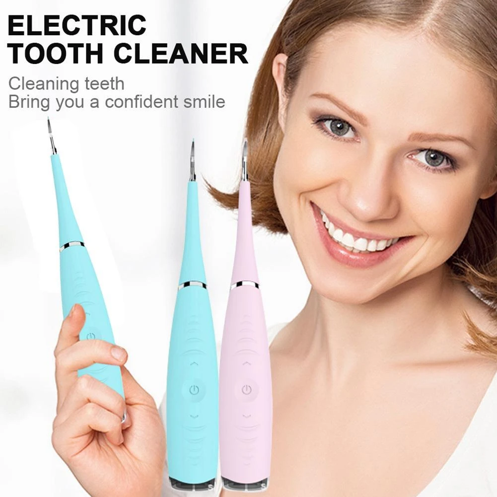 Electric Ultrasonic Tooth Cleaner Dental Scaler Stain Remover Plaque