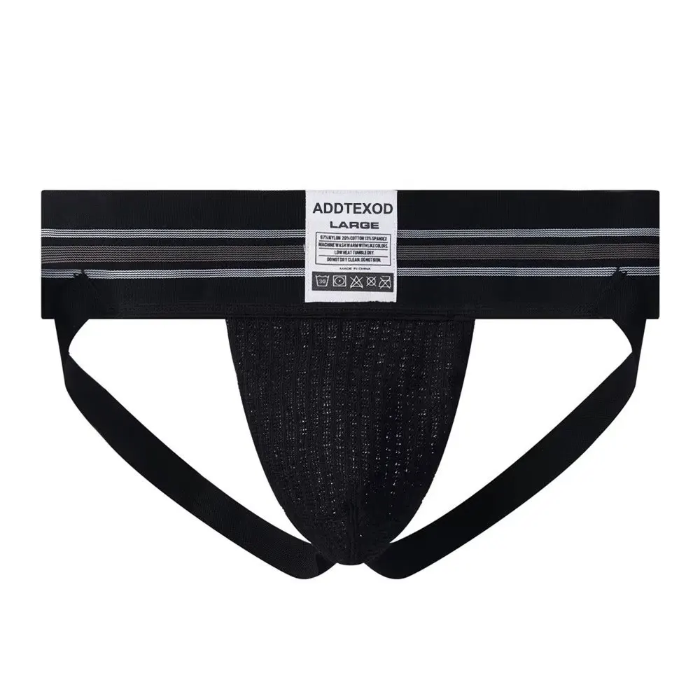JOCKMAIL Uomo Jock Strap Atletico Sostenitore Moda Confortevole Uomini Sport Jockstrap Biancheria Intima Slip Clorful1 M