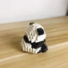 Knew Built Adorable Panda Micro Mini Building Blocks: Five Lovable Shapes, with Charming Apple and Bamboo Perfect Playmate Toys 6