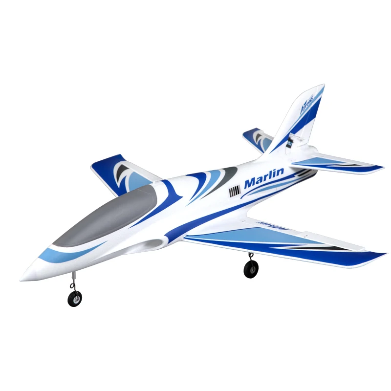 Blue Arrow 64mm Ducted Sports Machine Marlin Fixed Wing Novice Rc Plane Electric Assembly Fixed Wing Model Remote Control 5