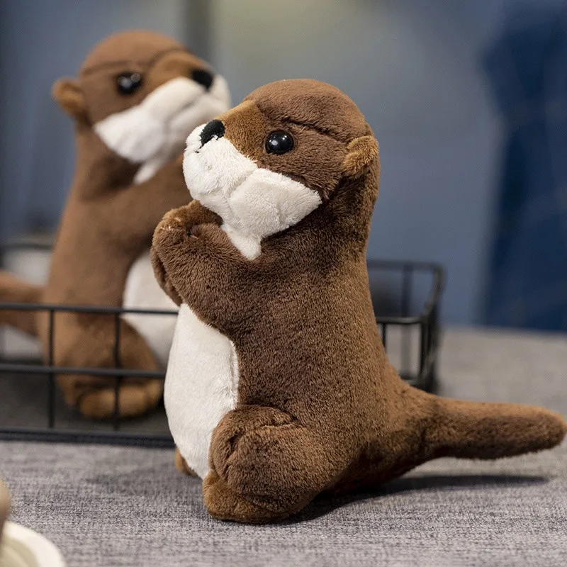 Hot Kawaii Otter Plushie La Loutre Plush Toys Stuffed Appease Baby Animal Doll Pillow Christmas Birthday Party Gift Room Decor