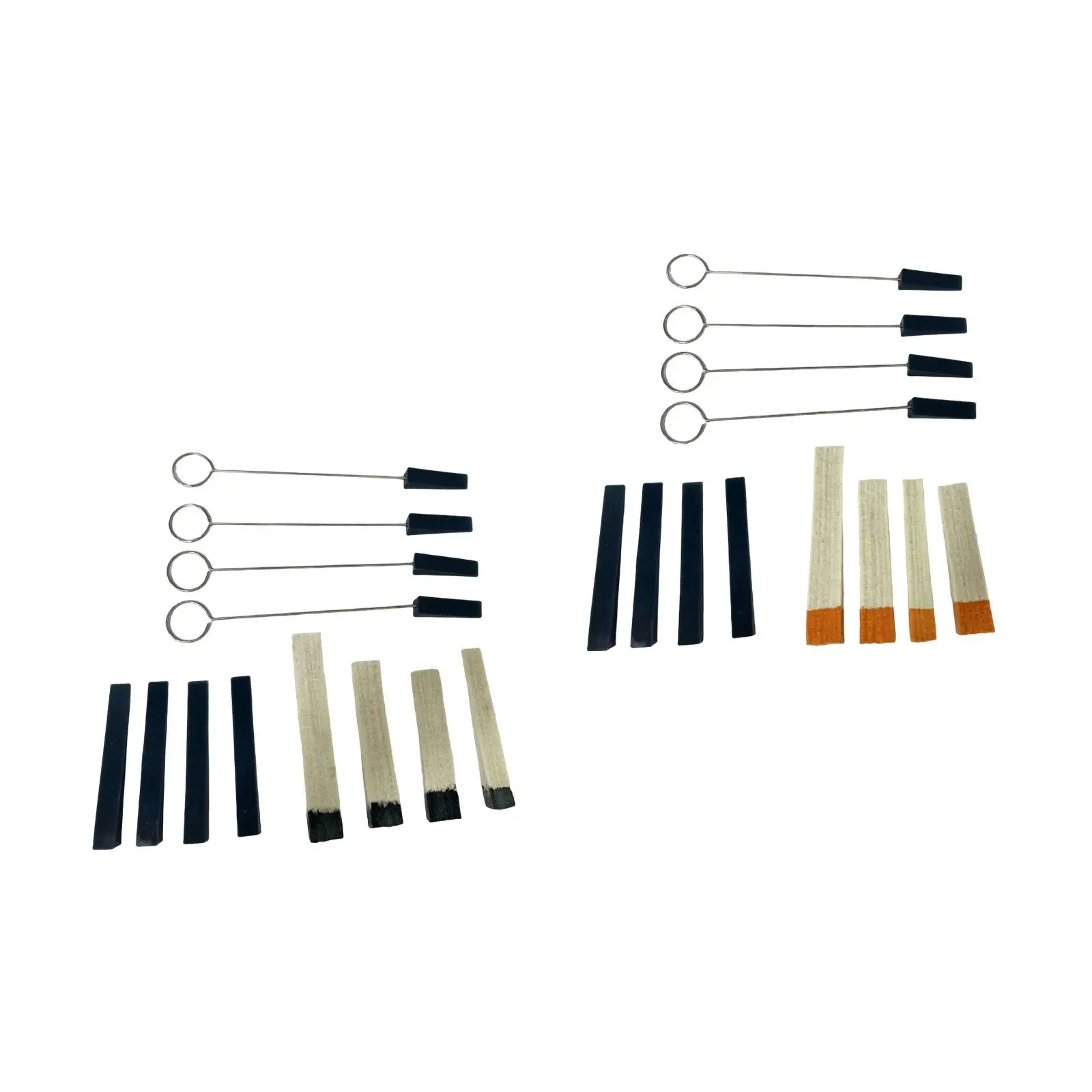 Piano Mute Blocks Kit Tuning Strip Felt Material Repair Wedge Accessories Toolkit Tool for Mediant Treble Instruments Keyboard