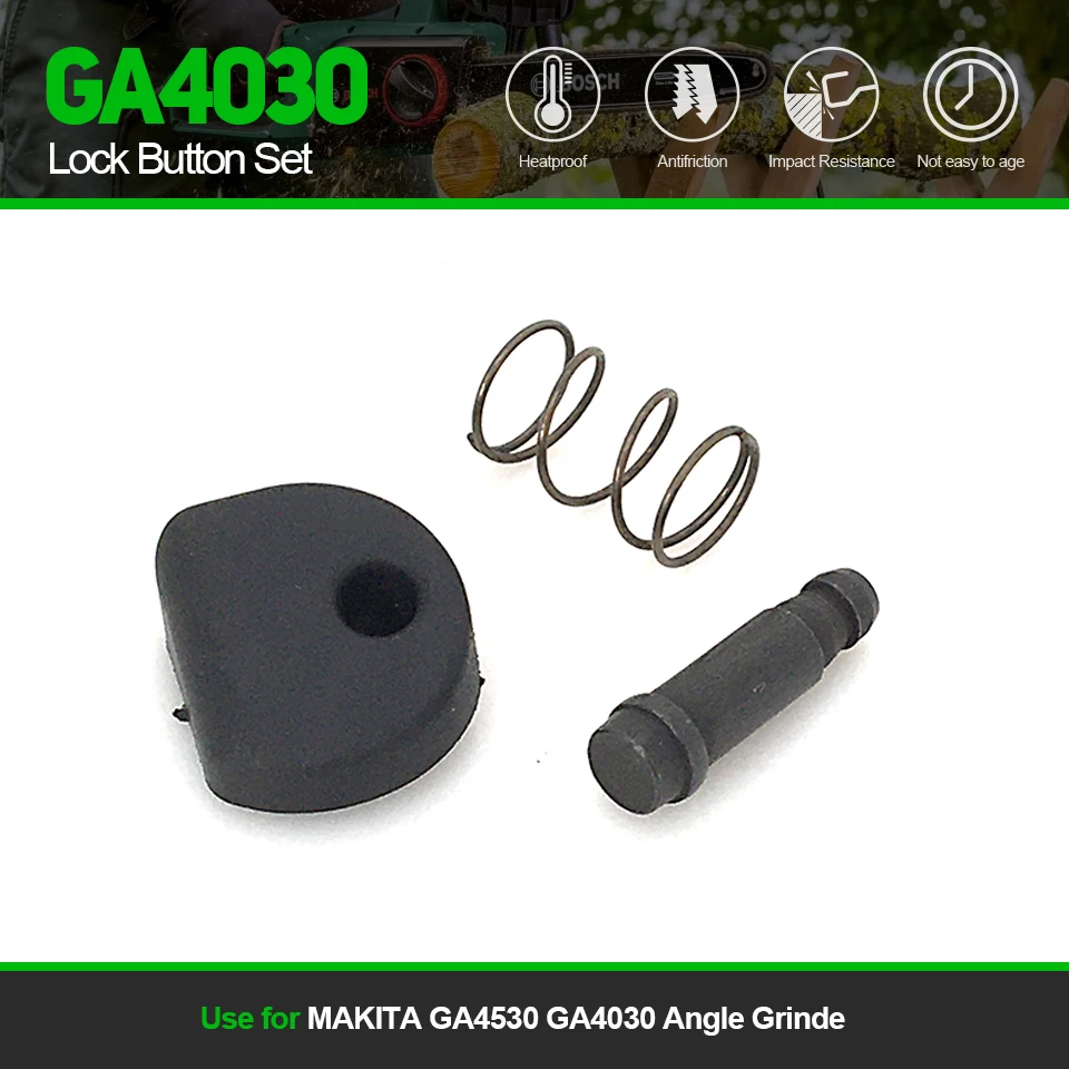 1SetReplaceBlackGrinderLockButtonForMAKITAAngleGrindeGA4530