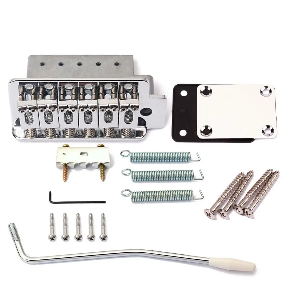 Electric Guitar Electric Guitar Kit Replacement Electric Guitar Tremolo Bridge Neck Plate Kit Stratocaster
