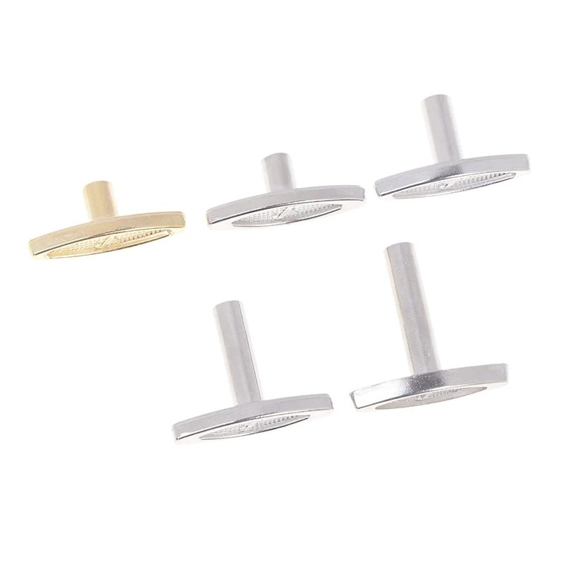 Musical Box Wind Key Music Box Mechanism Musical Rotating Knobs Clockwork Music T Shape Bar Replacement Winder 2pcs