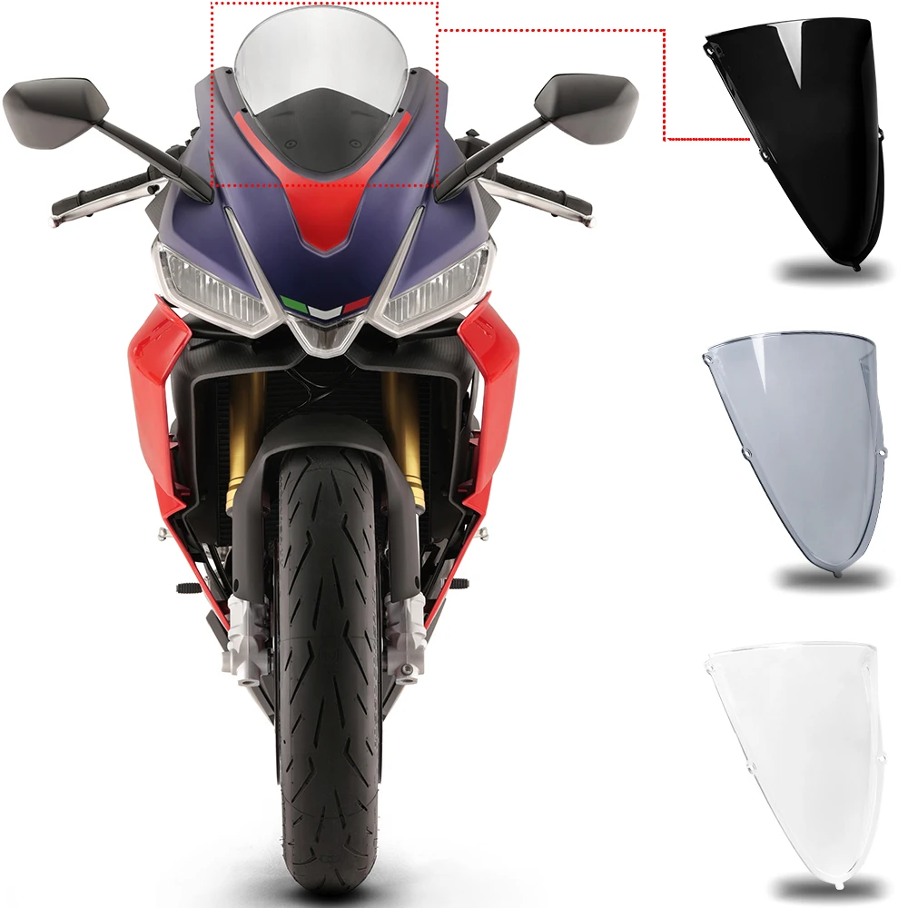 

For Aprilia RS660 RS 660 2020 2022 2021 Motorcycle Front Windshield Wind Deflector Fairing Windscreen Motorcycle Accessories