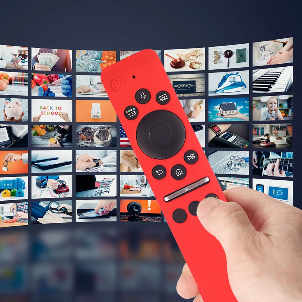 Custodia In Silicone Morbido Per Telecomando Fire TV Stick Lite - Menta Verde, Antiscivolo, Antiurto, Con Cordino, Lavabile