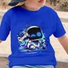 Astros Playroom Game Astro Bot T Shirts Kids Funny Cartoon Character Robot T-Shirts Crew Neck Short Sleeve Girls Boys Streetwear 1
