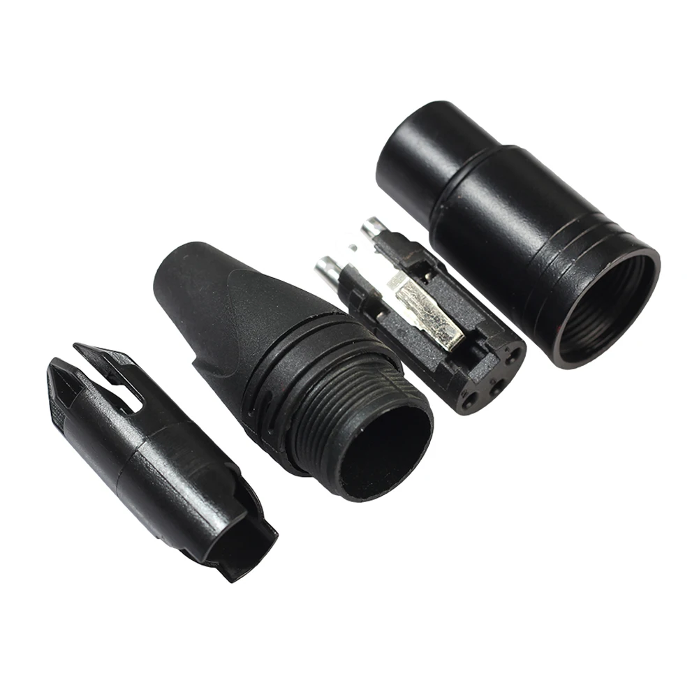 10pcs DIY Microphone XLR 3Pin Female Connector Cable Solder Plug Adapters