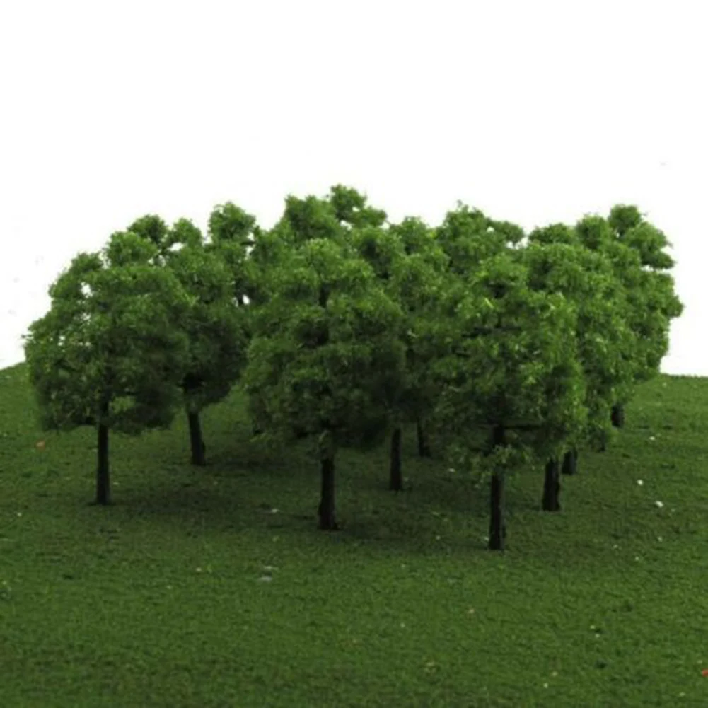 

Brand New Durable High Quality Model Tree Plastic Sand Table Model Highly Simulated Micro Landscape 20 Pcs 3.5cm