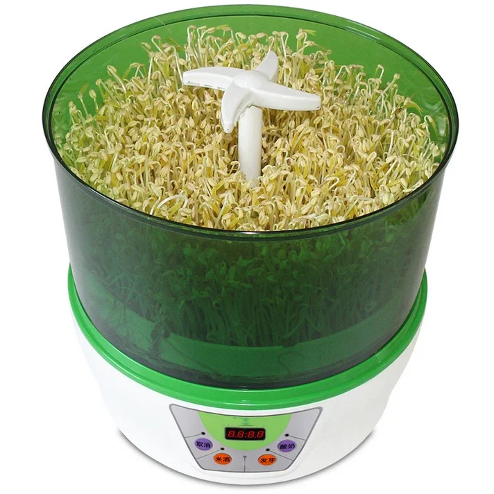 Electric Bean Sprout Machine 2/3 Layer Multifunctional Automatic Rice Wine Yogurt Maker Machine Household Kitchen Seed Sprouter