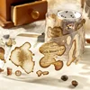 1Roll 2M Brown Stains Collage Handbook Scrapbooking Tape Swinging Scrapbook Finding Base Vintage Adhesives Decoration 60mm*2m 4