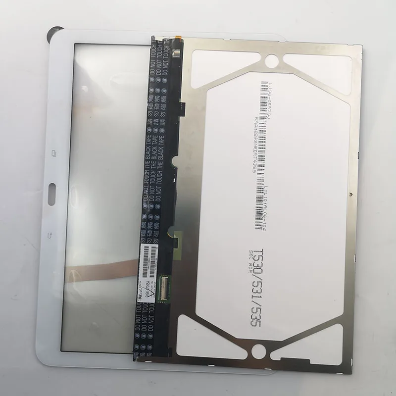 Substituição Lcd para Samsung Galaxy Tab 10.1 T530 T531 T533 T535 Display Lcd de Toque Digitador da Tela Montagem do Quadro Peças - Imagem 3