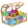Crystal Box Treasure Kids Toys Acrylic Colorful Diamond Gems Plastic Large Jewels Big Child 2