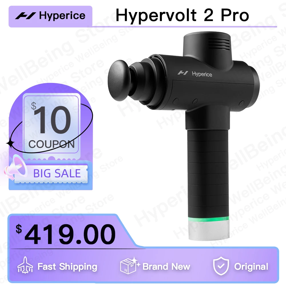 Hyperice Hypervolt 2 Pro Massage Gun 5 Speeds Of Percussion Support