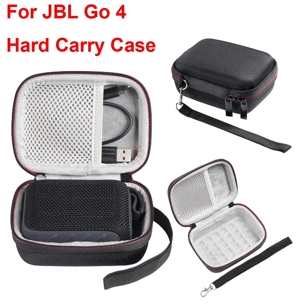 Custodia In Neoprene Per JBL Go 4/Go 3: Borsa Da Viaggio Antiurto Con Maniglia, Morbida E Leggera