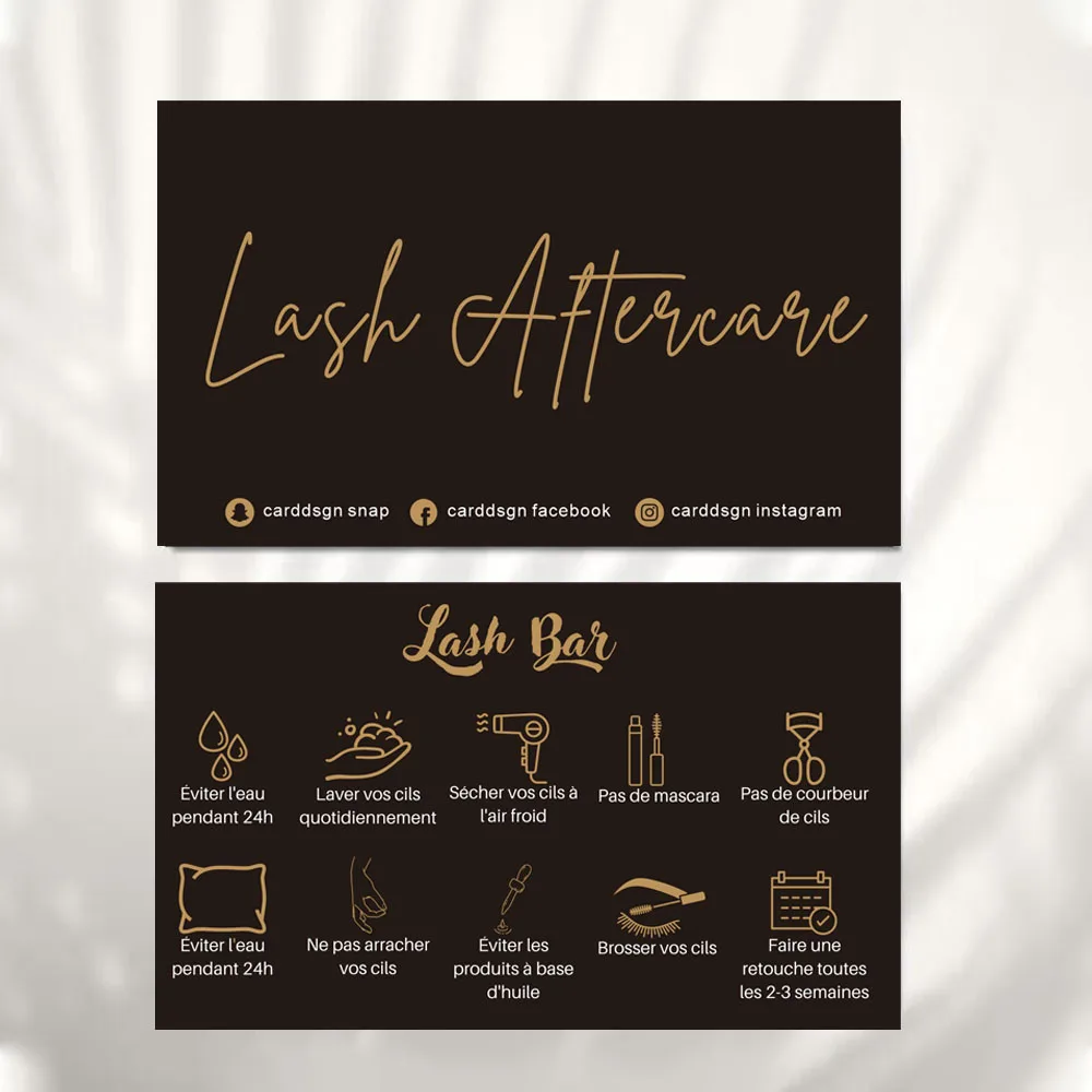 Customized-Lash-Aftercare-Card-Printable-Eyelash-Care-Cards-Lash-Care-Free-Design-300Gsm-Paper ...