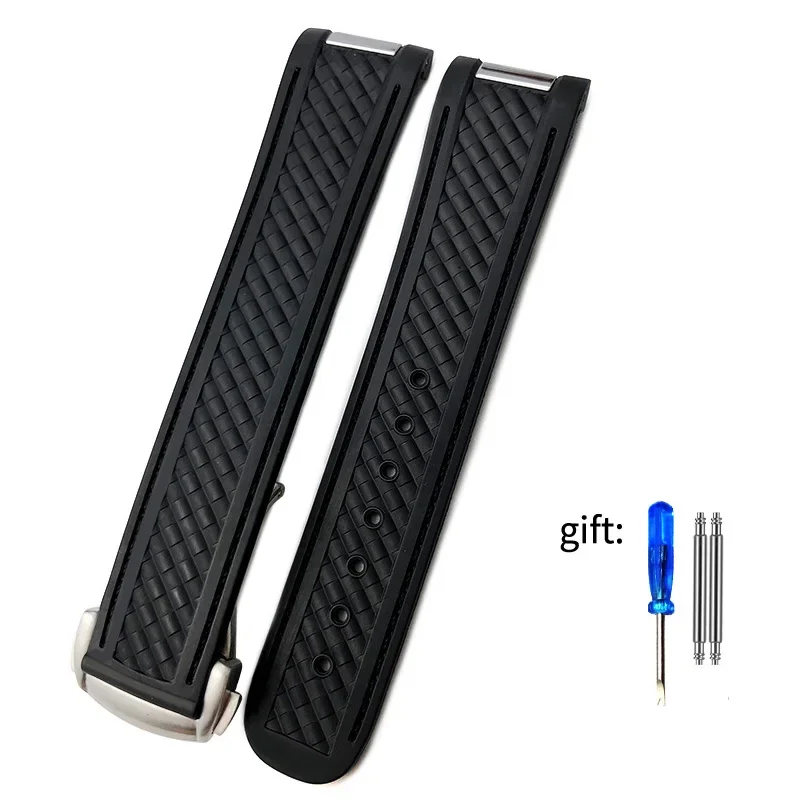 Premium Soft Silicone Rubber Watch Strap