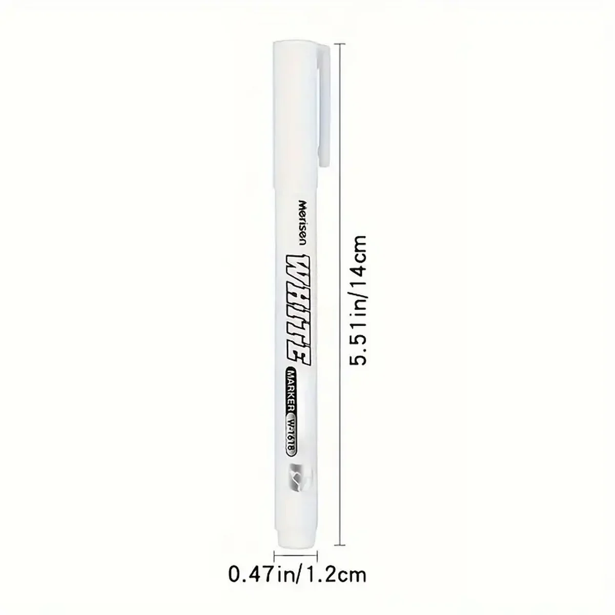 3/6pcs Waterproof White Marker Pen for Tire Painting, Fabric, Wood, and Leather - Permanent Alcohol Paint Graffiti Pen with Oily 2