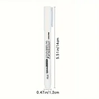 3/6pcs Waterproof White Marker Pen for Tire Painting, Fabric, Wood, and Leather - Permanent Alcohol Paint Graffiti Pen with Oily 2