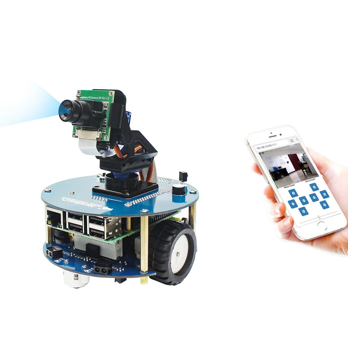 

AlphaBot2 Video Robot Powered By Raspberry Pi 4