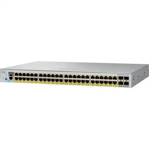기가비트 이더넷 PoE + 4x10G SFP 네트워크 스위치 WS-C2960L-48PQ-LL, 48 포트, 2960L 시리즈, 신제품