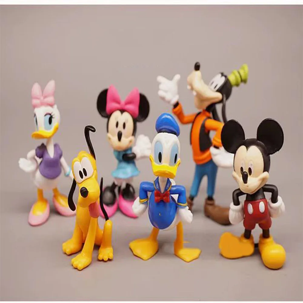 ディズニー ミッキー&フレンズ フィギュア6個パック - 車のダッシュ