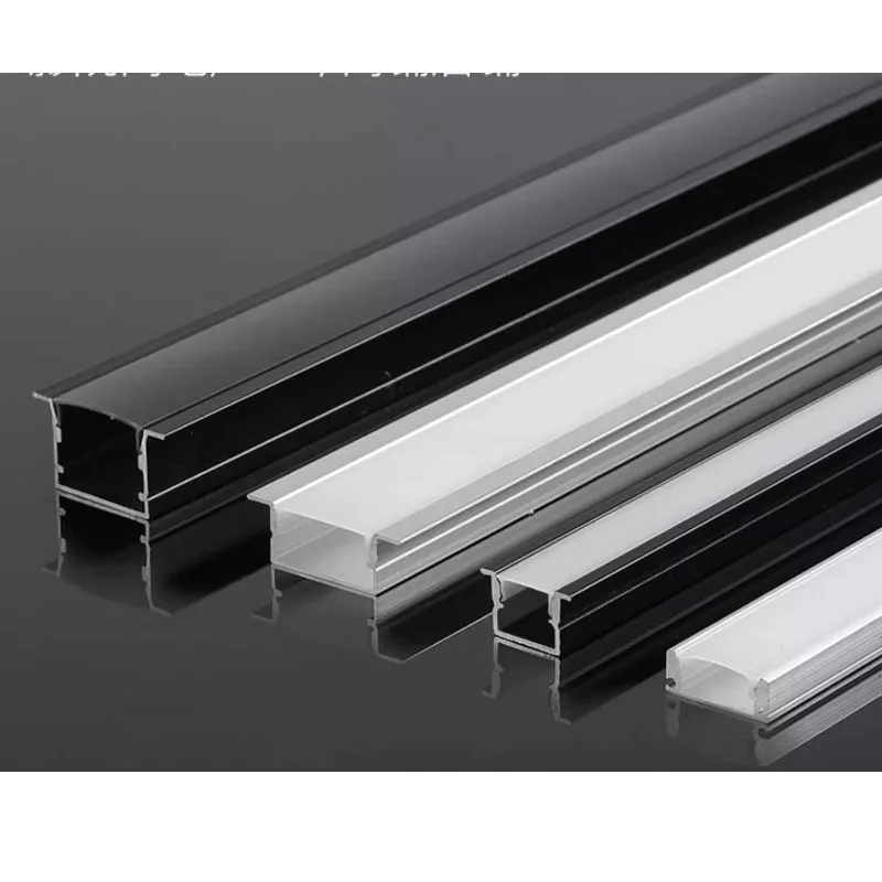 10M 100X35MM Wide Dimension Excessed LED Linear Light Aluminum Profile Black