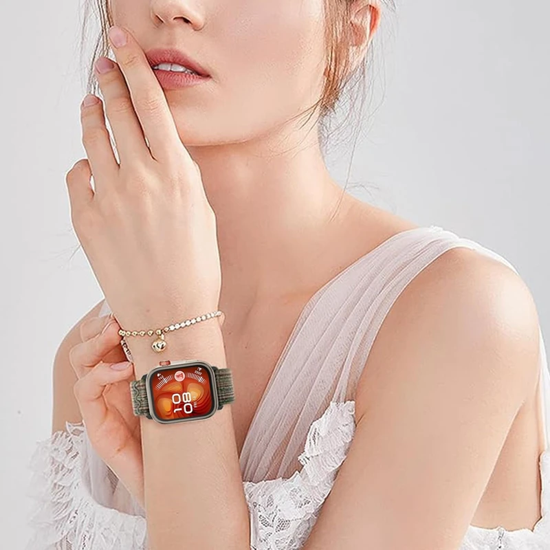 รูปสินค้า สายรัดนาฬิกาไนลอน ระบายอากาศดี ใส่สบาย สำหรับ Huawei Fit 4/5