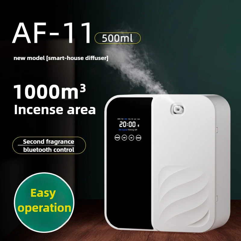 500ml Smart Aroma Diffuser - Bluetooth, Auto Spray, 1000m³ Coverage & Odor Elimination for Home/Commercial (Hotel/Bar/Spa) 1