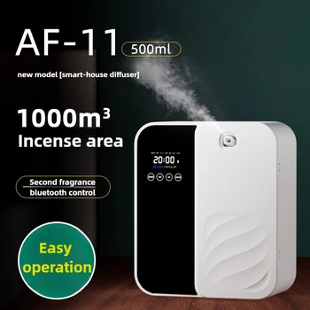 Diffusore di aromi intelligente da 500 ml - Bluetooth, spray automatico, copertura 1000 m3 ed eliminazione degli odori per casa/commerciale (hotel/bar/spa)