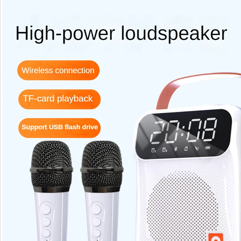 

Portable Bluetooth Speaker A112 Outdoor Microphone Remote Control Karaoke Recording TF Card Computer Subwoofer Sound Speakers