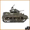 COOLBANK RC Tank 1/16 Scale 2.4ghz U.S. M5A1 Stuart Light Tank Model, Remote Control Tanks with Sound and Light  for Boys Adults 4
