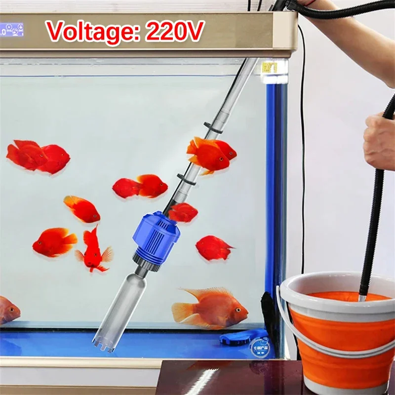 Aspiraghiaia Per Acquario Con Air-Bag - Kit 3 In 1 Per Cambio Acqua, Pulizia Ghiaia E Rimozione Rifiuti - Foto 3