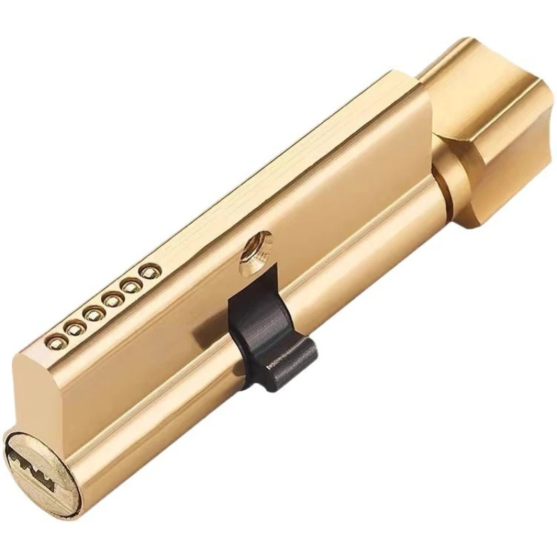 Indoor And Outdoor Anti-theft Door Lock Core 29mm Black Silver Door Handle Copper Lock For Household Use 3pcs Copper Keys 70mm door lock cylinder